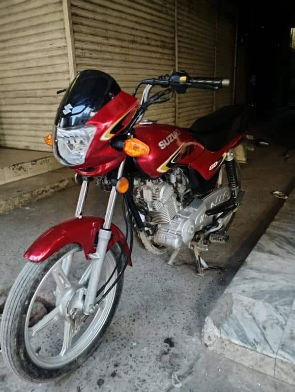 Suzuki 110 Bike 2024 modle lush condition No Fault no issue 1