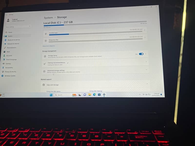 MSI GF65 Thin Gaming Laptop with Windows 11 Pro 5