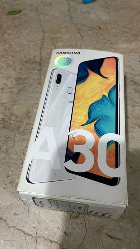 Samsung A30 with box in Total Genuine Condition 1