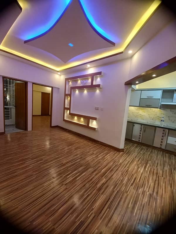 three bed dd west open leased apartment for sale in johar 2