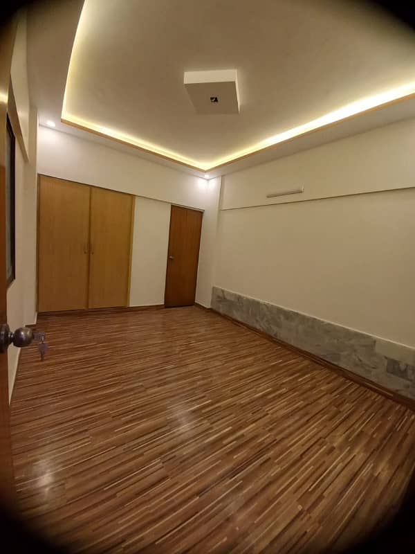 three bed dd west open leased apartment for sale in johar 7