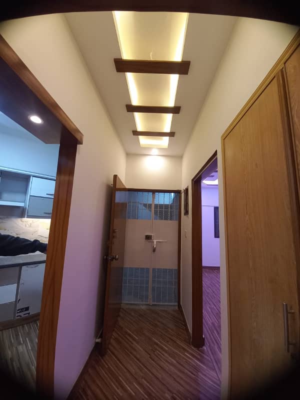 three bed dd west open leased apartment for sale in johar 12