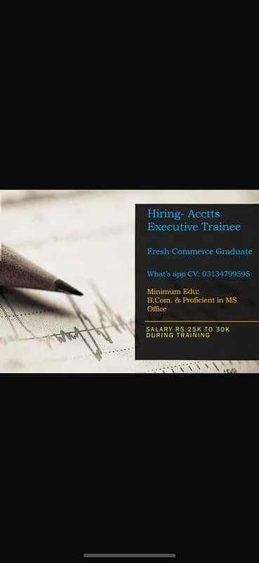 Accounts Executive trainee 0