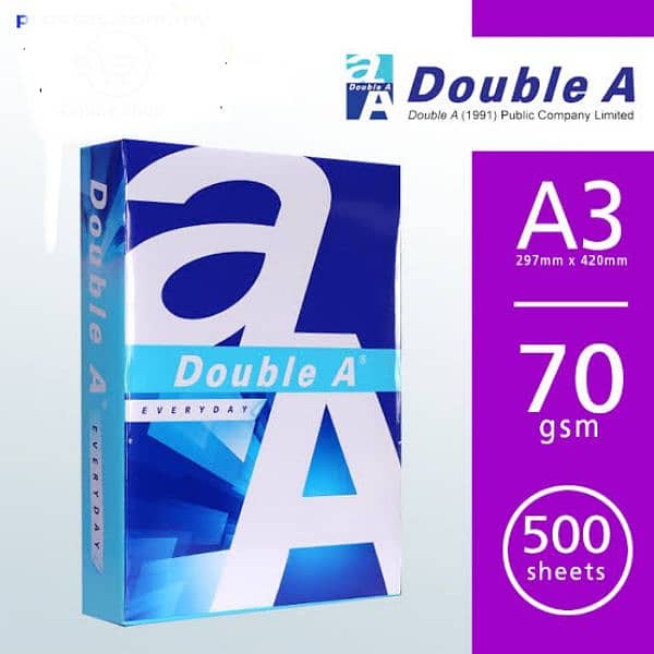 Double A Paper Ream A3 Size 70gsm 1