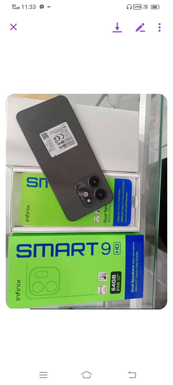 Smart 9 HD 4+4gb ram 64gb rom 1