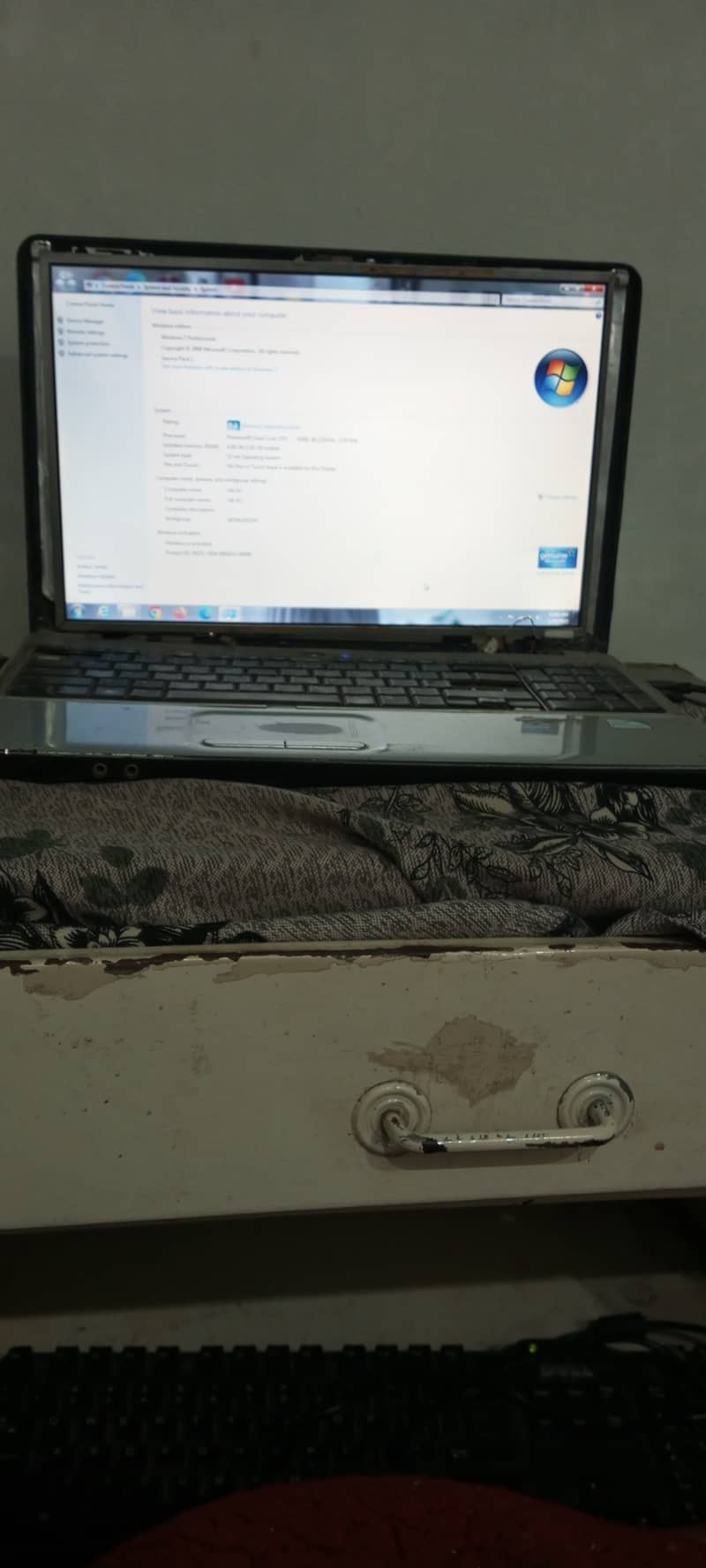 Hp  dual cure laptop 4gb ram 300+memory 2