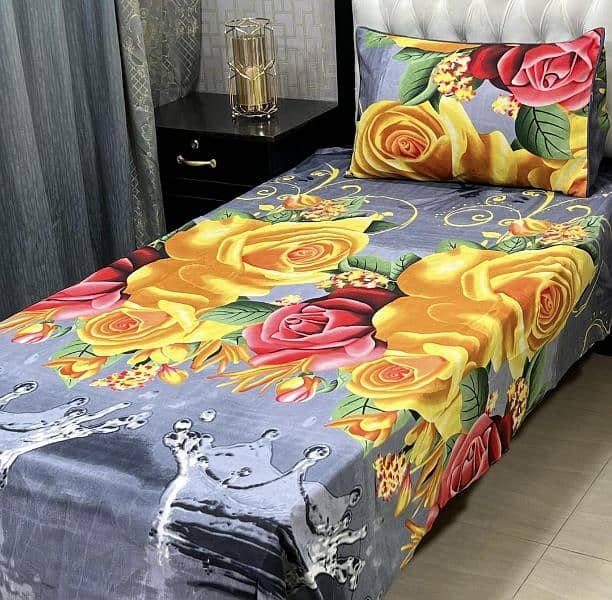 Single Bed Printed Besheets 1