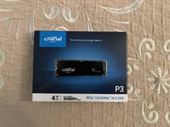 Crucial P3 4TB PCIe NVMe Gen 3 solid-state drive