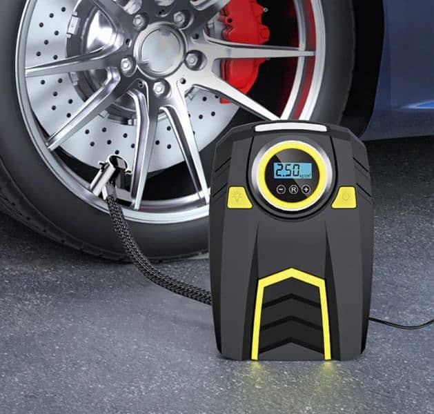 Compact 12V Car Air Compressor with Digital Display 2