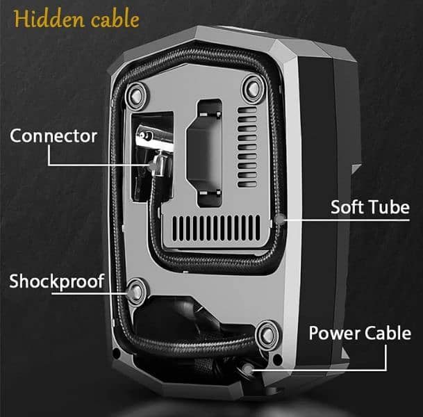 Compact 12V Car Air Compressor with Digital Display 5