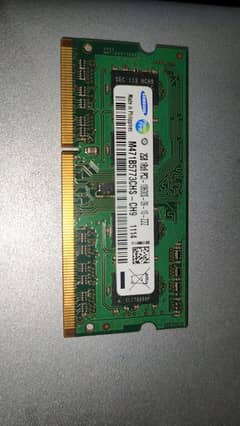 Samsung 2GB DDR3 SO-DIMM for laptops