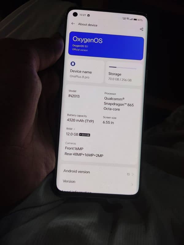 One plus 8 pta approved 2