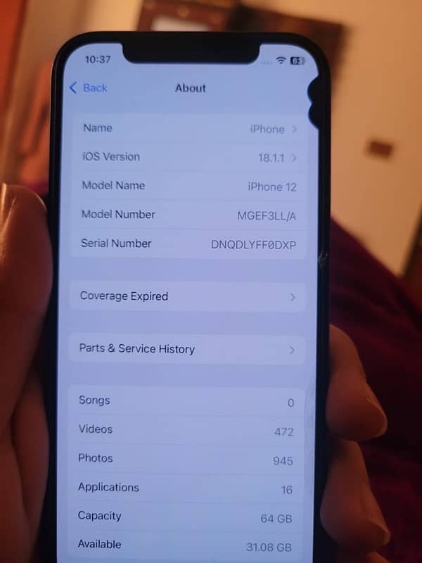 Iphone 12 factory unlock 64/Gb non pta 5