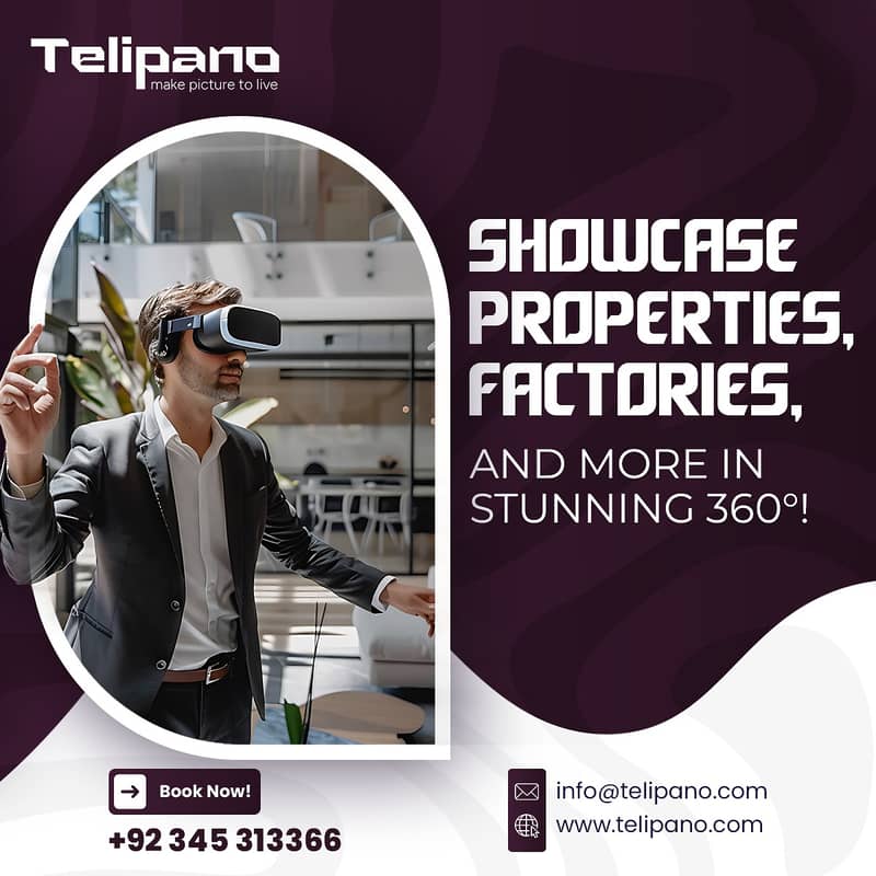 Transform Your Business with 8K 360 Virtual Tours – Telipano Karachi 1