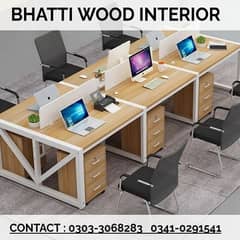 work station) cubical ) executive table) meeting table) call centre)