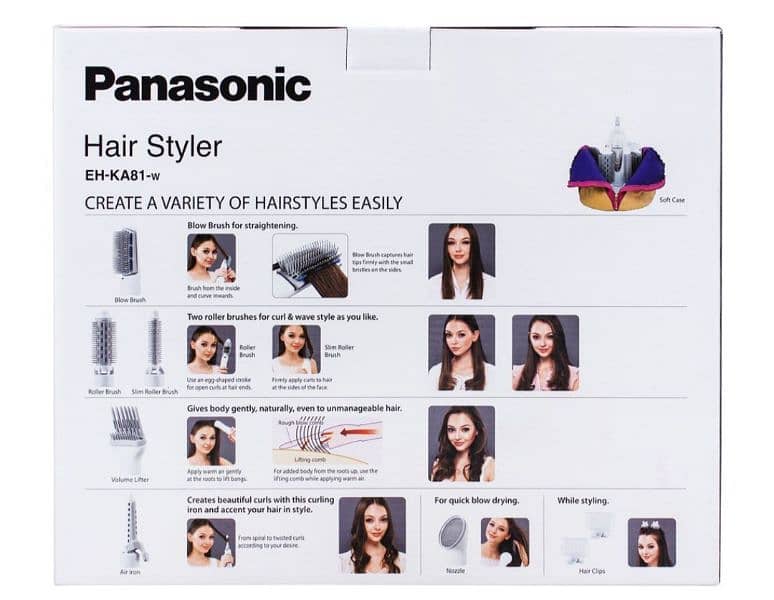 Panasonic Hair Styler EH-KA81-W 1