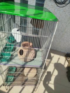 4 portion parrots cage/hen cage