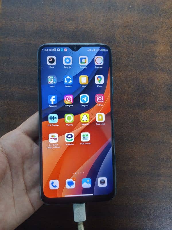 Redmi 9t 6/128 with box and charger 2