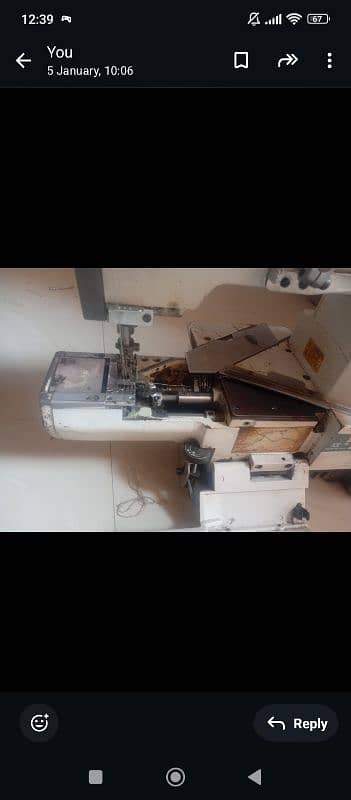 urgent sale complete machine with table stand and moter 1