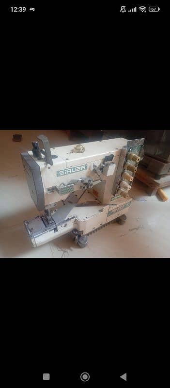 urgent sale complete machine with table stand and moter 2