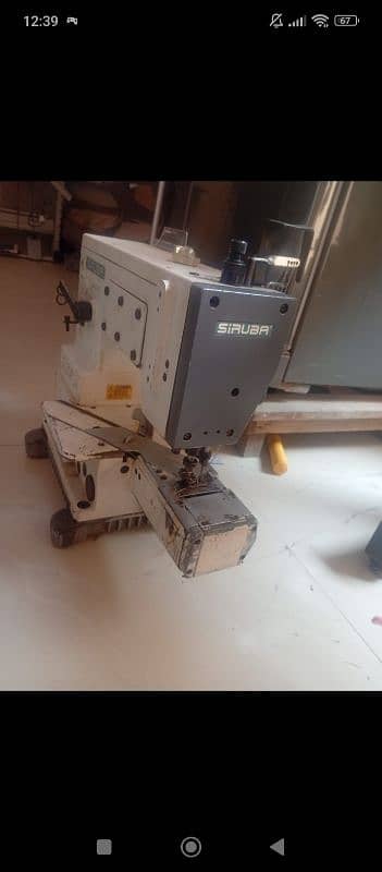 urgent sale complete machine with table stand and moter 5