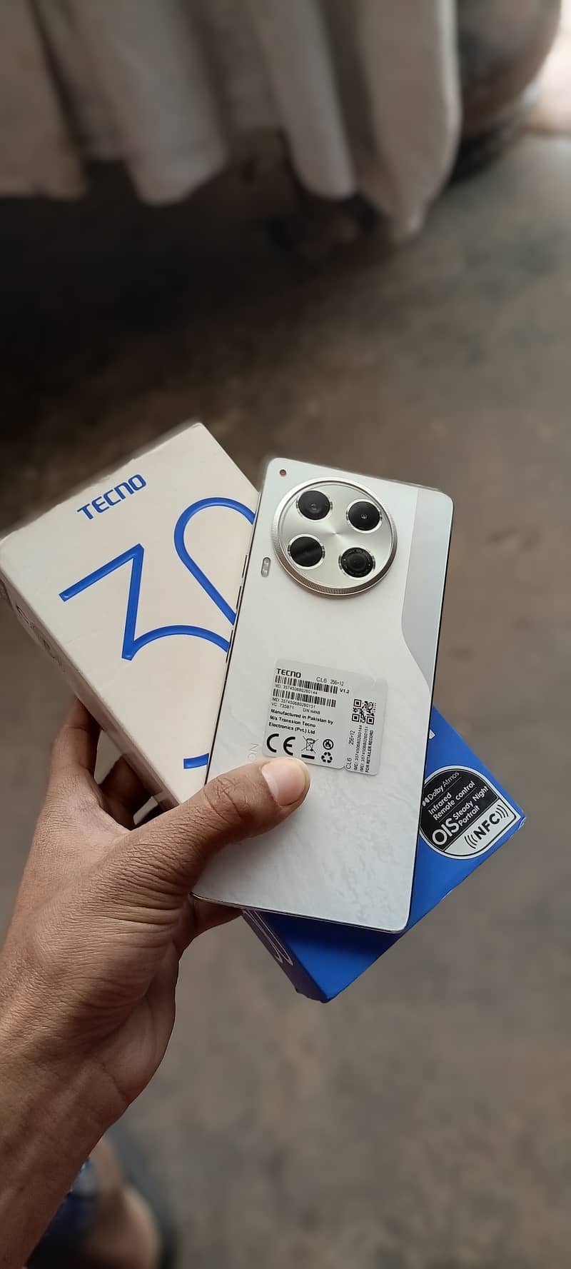 tecno camon 30 12+12 256gb box charger ok only call 2