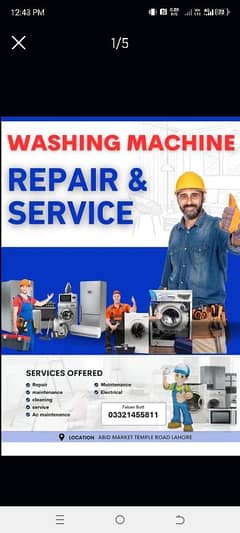 Automatic washing machine Reparing