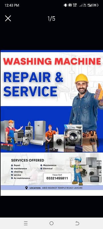 Automatic washing machine Reparing 0