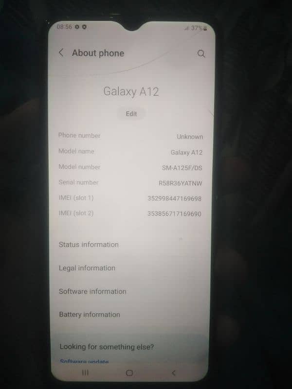 Samsung A12 4GB  64GB 2