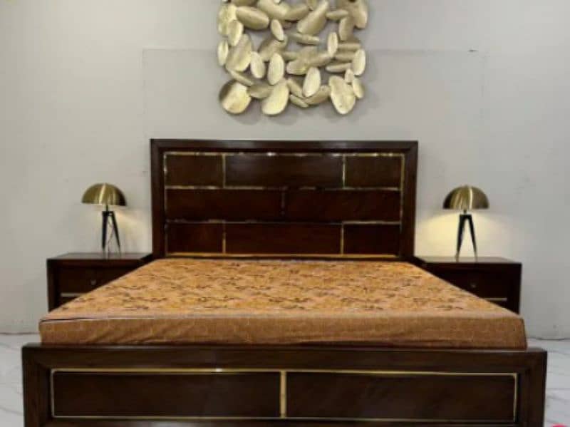 double bed set /king size bed set / sheesham wood bed set /furniture / 2