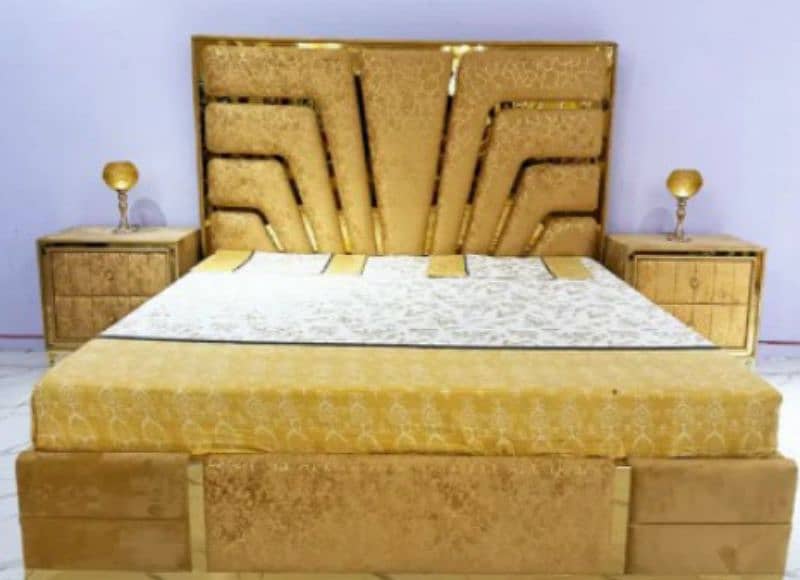 double bed set /king size bed set / sheesham wood bed set /furniture / 3