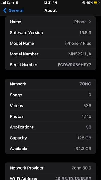 iPhone 7 Plus pta approved 128 gb 3