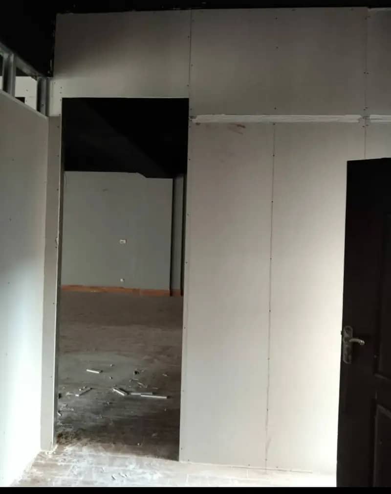 OFFICE PARTITION, GYPSUM BOARD PARTITION, DRYWALL, FALSE CEILING 8