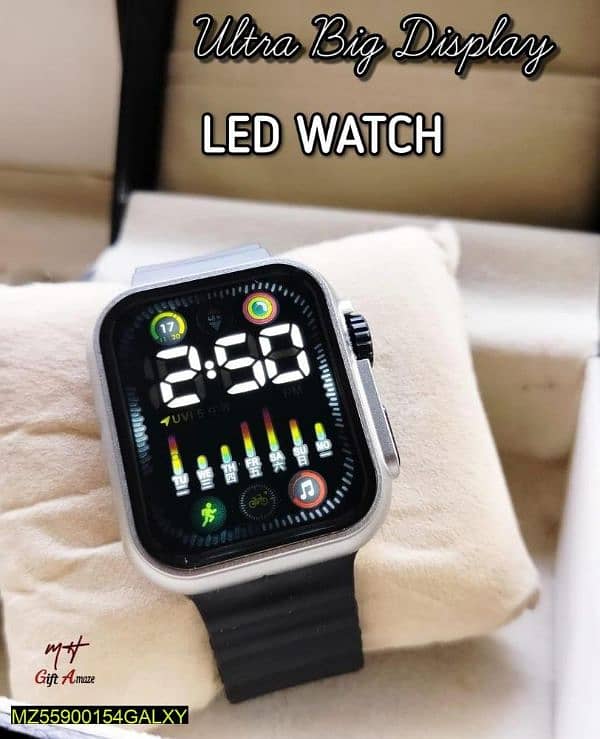 Men's Led Smart Watch All Pak Delivery Avail 0