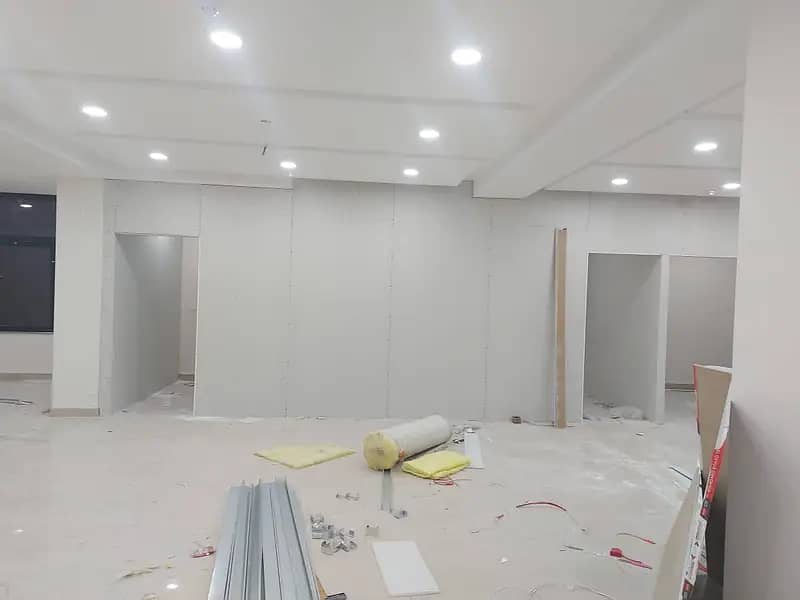 OFFICE PARTITION, GYPSUM BOARD PARTITION, DRYWALL, FALSE CEILING 15