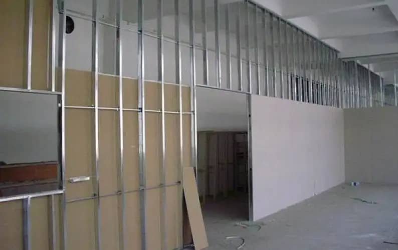 GYPSUM BOARD DRYWALL, GLASS PARTITION, OFFICE PARTITION, FALSE CEILIN 3