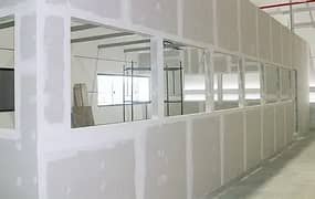 GYPSUM BOARD DRYWALL, GLASS PARTITION, OFFICE PARTITION, FALSE CEILIN