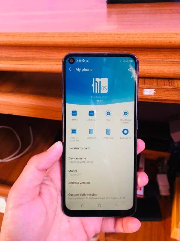 Tecno camon 15pro 4/128gb 2