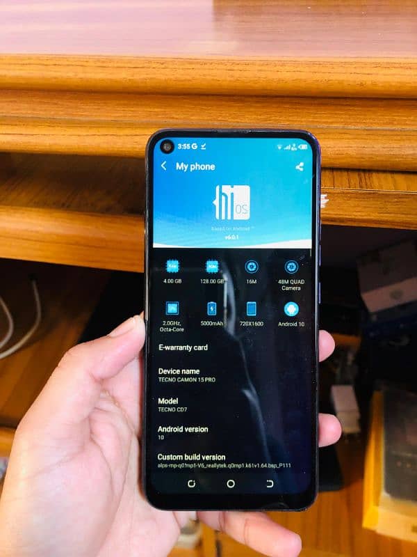 Tecno camon 15pro 4/128gb 6