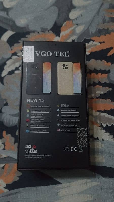 VGO TEL  New 15    64Gb Rom +4GB RAM 2