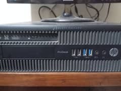 Hp desktop 4 generation intel i5, 128gb Ssd, 500gb HD, 8gb Ram only pc