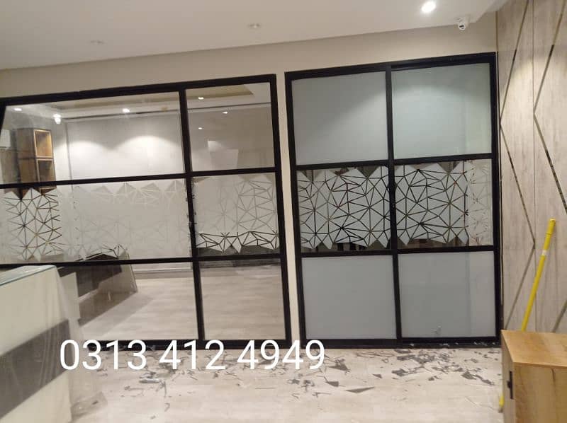 Frosted glass paper /one vision/black paper/silver paperr 16