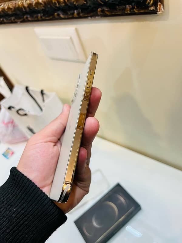 Iphone 12 Pro Max Gold 10/10 PTA Approved 11