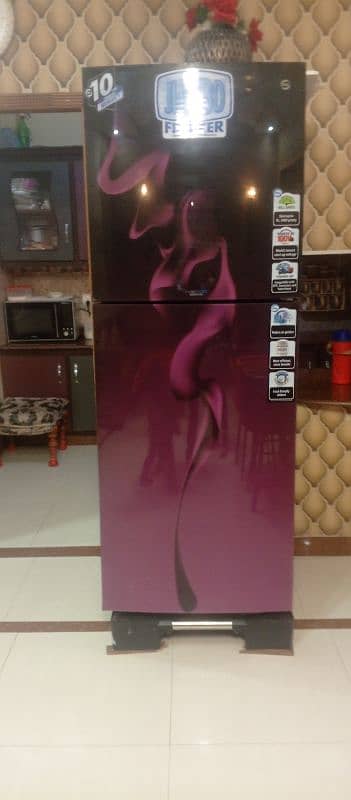 new full size Pel fridge with 10 years warranty card in purple 9