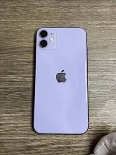 iphone 11  purple  colour 80% Battery