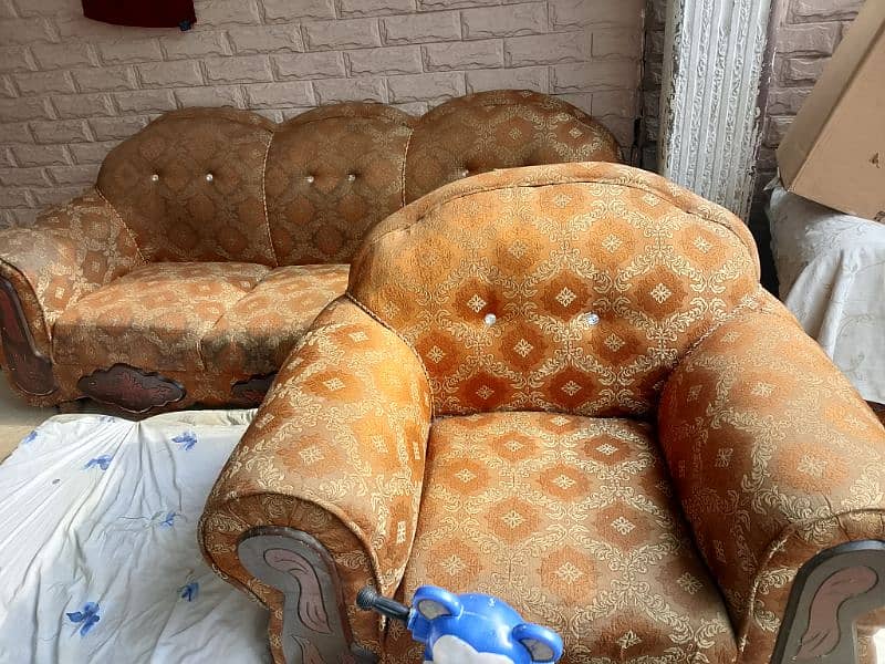 3 seater + 2 seater + 1 seater sofa available in reasonable price 1