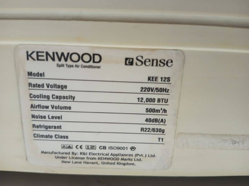 Kenwood ac 1 ton 2