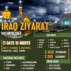 OBN CONSULTANCY IRAQ ZIYARAT VISA