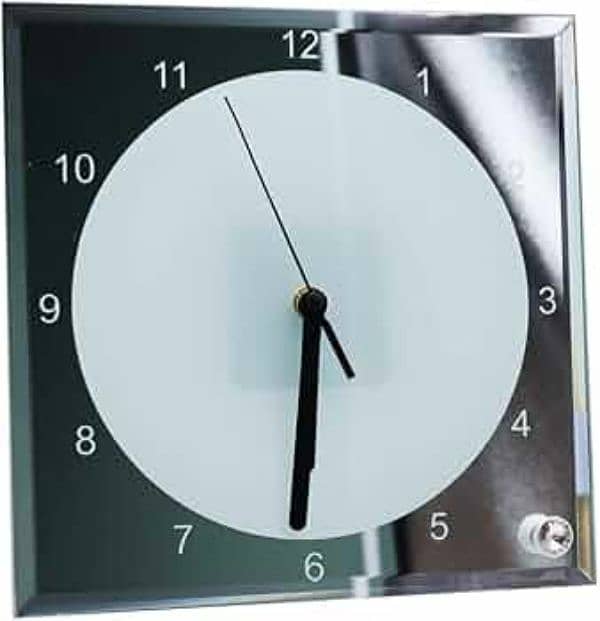 sublimation  Glass clock photo frame 1