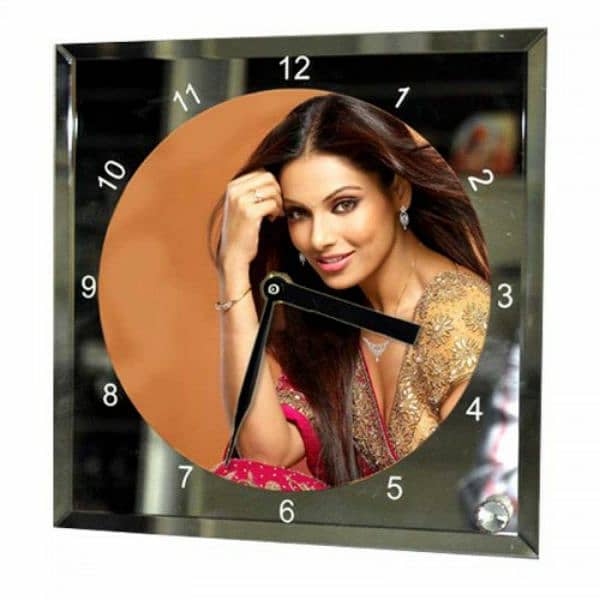 sublimation  Glass clock photo frame 3